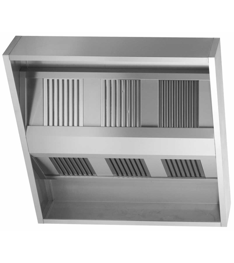Zentralhaube mit 16 Filter, B5000 x T2000 x H540 mm Zentralhaube mit 16 Filter, B5000 x T2000 x H540 mm